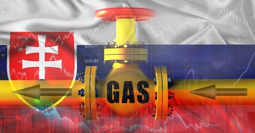 Russian gas export pipeline to Slovakia. Gas exports from Russia to Slovakia on financial chart