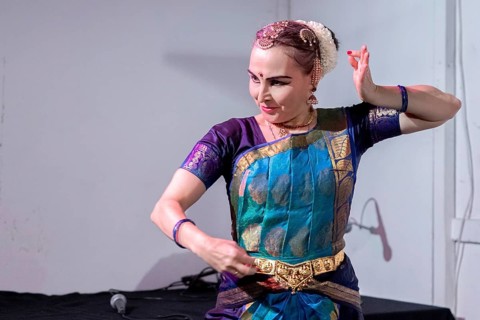 Eva Isolde Balzer, dancer, Hope in Resonance, Carnatic Music and Bharatanatyam Fundrising Evening