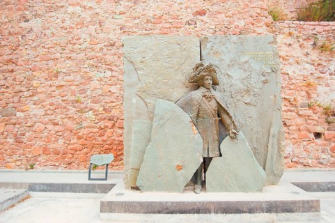 Memorial to Emmanuel Joseph Sieyes (1748-1836), French priest (abbé) and statesman, one of the main