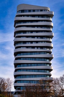Sky skyscraper, Sky residential building, also Langer Jürgen, Bietigheim-Bissingen,