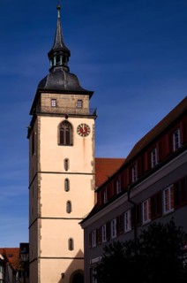 City Church Tower, Bietigheim-Bissingen, Baden-Württemberg, Germany