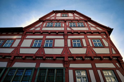Half-timbered house, Altstsdt, Bietigheim-Bissingen, Baden-Württemberg, Germany