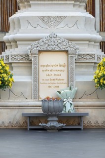 Dr. Beat Richner Memorial, Siem Reap, Cambodia, Indochina, Southeast Asia