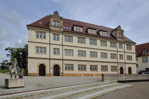 Baroque district court built in 1628 - ducal castle and former monastery court, Backnang,