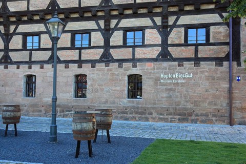 Kornhaus Museum, Hopfen Bier Gut, City of Spalt, Roth District, Middle Franconia, Germany