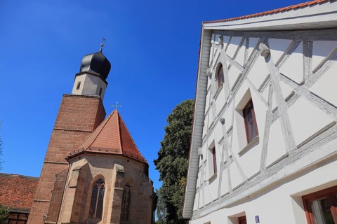 Chapel, Our Lady, Frauenkapelle in the old town, city of Heideck in the district of Roth, Middle