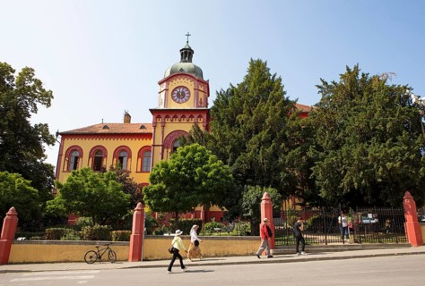 High school in Sremski Karlovci, Vojvodina Province, Serbia