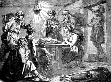 Easter Lamb Foundation, One Should Eat in a House, Second Book of Moses, Chapter 12, Circumcision,