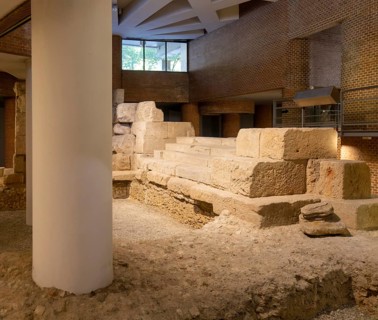 Museo del Foro de Caesaraugusta, Roman forum museum, Zaragoza, Aragon, Spain