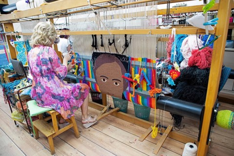 Weaving mill in Studio 61, Petrovaradin or Petrovaradin Fortress, Novi Sad, Vojvodina Province,
