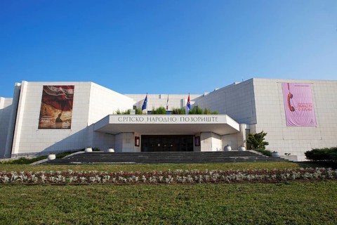 Serbian National Theatre, Old Town, Novi Sad, Vojvodina Province, Serbia