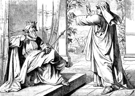 Elijah the Thisbiter announces drought, neither dew nor rain, Bach Krith, punishment, speech,