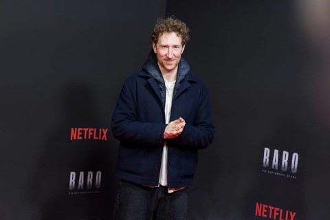 Louis Klamroth at the premiere of the Netflix film Babo in the Astor Film Lounge Berlin on 24.10