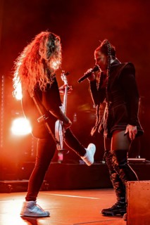 LaFee (real name: Christina Klein) live on Shadow & Light Tour 2025 at Berlin's Tempodrom on 26.10