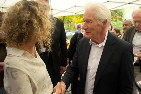 Richard Gere (International Chairman of the International Campaign for Tibet), arriving for the