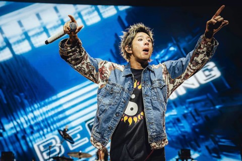 Singer Takahiro Moriuchi from One Ok Rock live on Detox European Tour 2025 in Berlin's