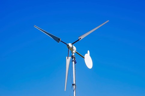 A wind generator, including a small wind turbine or small wind turbine (KWEA) with an unmarked wind