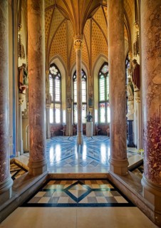 Count's Hall and Imperial Hall, Hohenzollern Castle, ancestral home of the House of Hohenzollern,