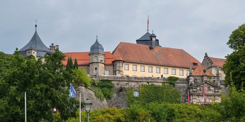Rosenberg Fortress, Obere Altstadt, Kronach, Upper Franconia, Franconia, Bavaria, Germany