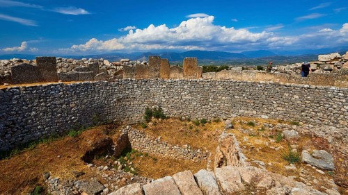 Tomb A, archaeological site, UNESCO World Heritage Site, Mycenae, Mycenae, important city in