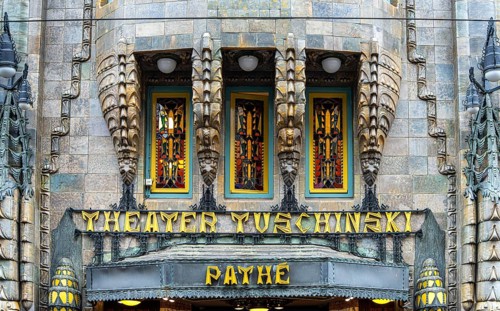 Tuschinski Theatre, Pathé Tuschinski, traditional 1920s Art Deco style cinema, Reguliersbreestraat,