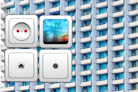Symbolic image, power supply, lack of power lines, network security, energy transition, nuclear