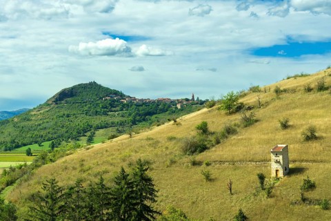 Dovecote in Limagne plain, Puy de Dome department, Auvergne Rhone Alpes, France
