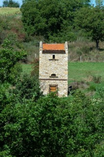 Dovecote in Limagne plain, Puy de Dome department, Auvergne Rhone Alpes, France