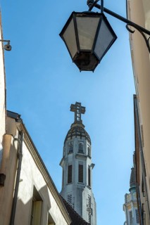 Vichy, listed as World Heritage by UNESCO. Saint-Blaise church, Allier, Auvergne-Rhone-Alpes,
