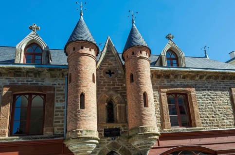 Vichy city. House of Albert Londres famous journalist, Allier department, Auvergne-Rhone-Alpes,