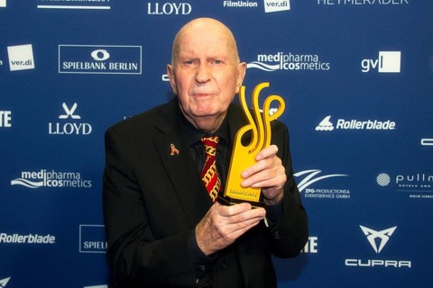 Lutz Mackensy - Award winner The Voice, DEUTSCHER SCHAUSPIELPREIS 2025, Red Carpet at PULLMAN