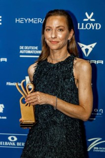 Katharina Schüttler accepts the German Acting Award 2025 for the category Strong Performance in The