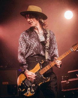 Singer Justin Hawkins from The Darkness live on Dreams On Toast Tour at Metropol Berlin on 10
