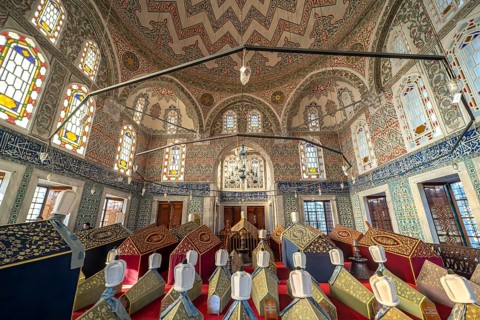 The Sultan Ahmet Mausoleum in Istanbul, Turkey