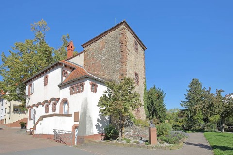 Local history museum with historic Dörndl defence defence tower, Röhrbuckel, Wiesloch,