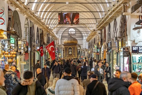 In the Grand Bazaar Kapali Çarsi Istanbul, Turkey