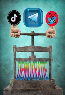 Symbolic image, asocial networks, X-Twitter, Elon Musk, TikTok, false reports, freedom,