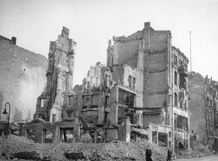 The destroyed Nuremberg, ruins, 1946