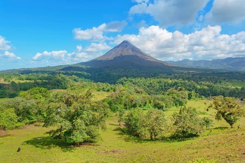 Arenal volcano, Arenal Volcano National Park, La Fortuna, Costa Rica