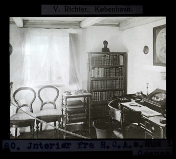 Interior of Hans Christian Andersen's House Museum, H.C. Andersen's Odense, Odense, Denmark by V