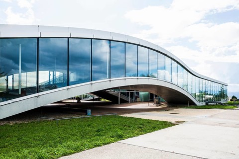 Rolex Learning Centre, SANAA architects, École polytechnique fédérale de Lausanne, EPFL, Lausanne,