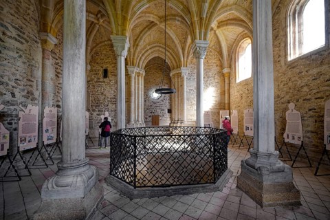 Double chapel, Chapel of St Martin in the Romanesque style, Imperial palace of the Staufers in the