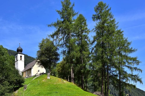 The Reformed Church in Martina in the Lower Engadine on the border with Tyrol is a Protestant