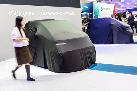 Still veiled: World premiere of Linktour. The Chinese manufacturer presents a city runabout for