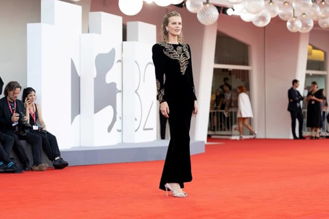 Venice, Italy - 2 September 2025: Eva Herzigova during the red carpet of - A house of Dynamite -