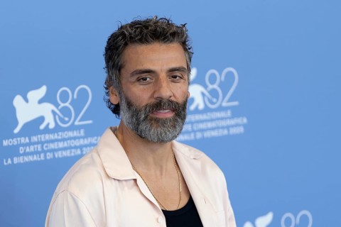 Venice, Italy - 3 September 2025: Oscar Isaac during the Photo Call of - In the Hand of Dante -