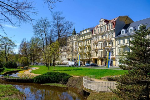 Grand Hotels at the Spa Park, Mariánské Lázne, Mariánské Lázne, Czech Republic, Czech Republic