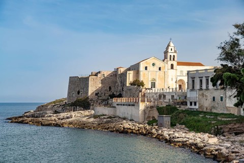 The Chiesa di San Francesco church in Vieste, Gargano, Apulia, Italy