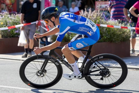42nd Kerwe cycle race in Mutterstadt, Palatinate. Prize of the municipality & Sparkasse