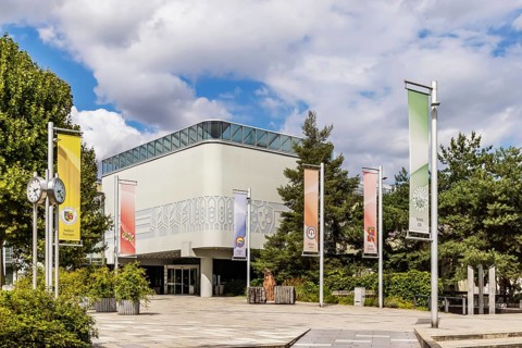 Town hall of the town of Walldorf in the Rhine-Neckar district. Walldorf Baden-Württemberg, Germany